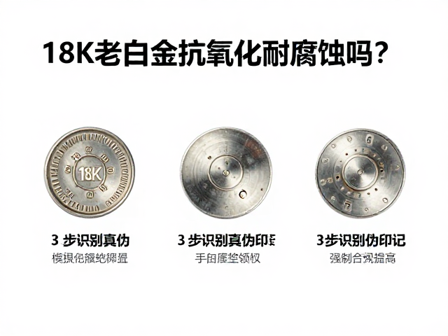 18K老白金抗氧化耐腐蚀吗？3步识别真伪印记，避坑指南