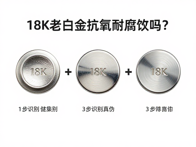 18K老白金抗氧化耐腐蚀吗？3步识别真伪印记，避坑指南
