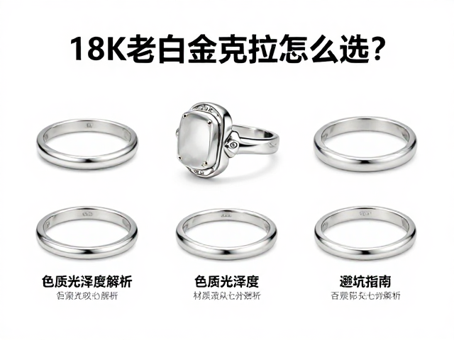 18K老白金克拉怎么选？色泽光泽度全解析，避坑指南