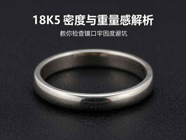 18K老白金密度与重量感解析,教你检查镶口牢固度避坑