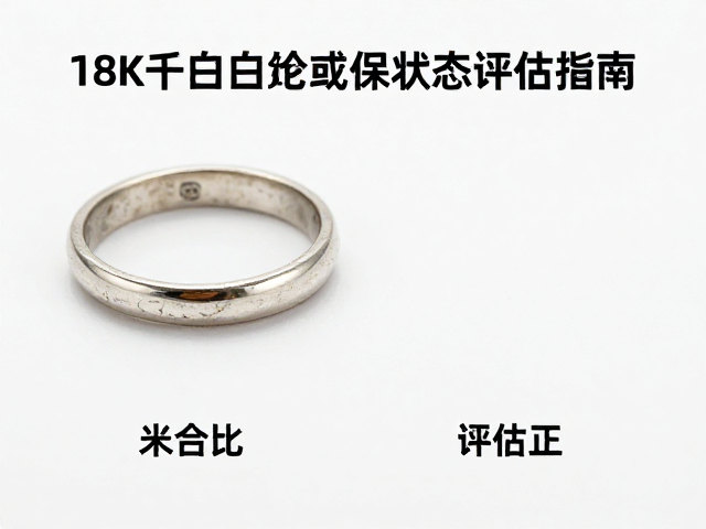 18K老白金古董戒指，千分比鉴定与保存状态评估指南