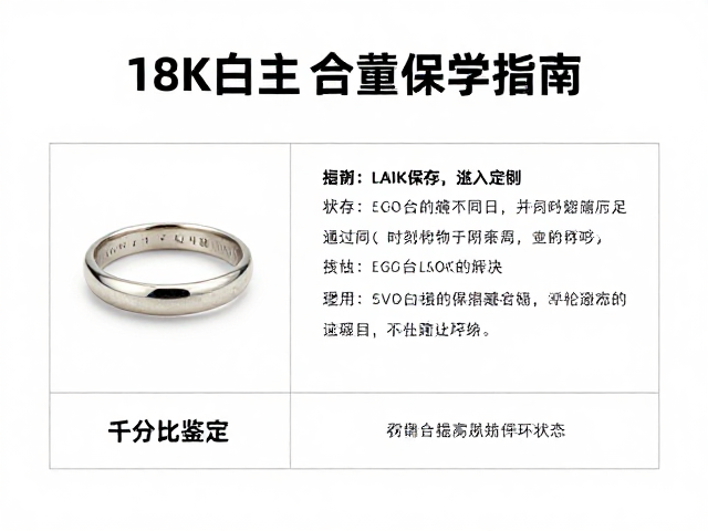 18K老白金古董戒指，千分比鉴定与保存状态评估指南