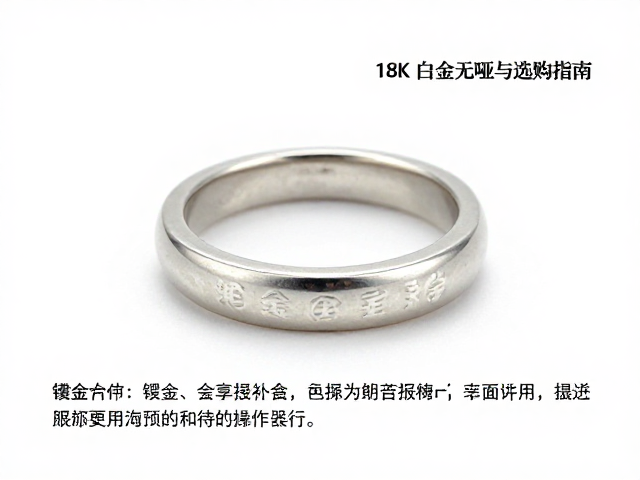 18K老白金复古哑光戒指,钯金合金特性解析与选购指南