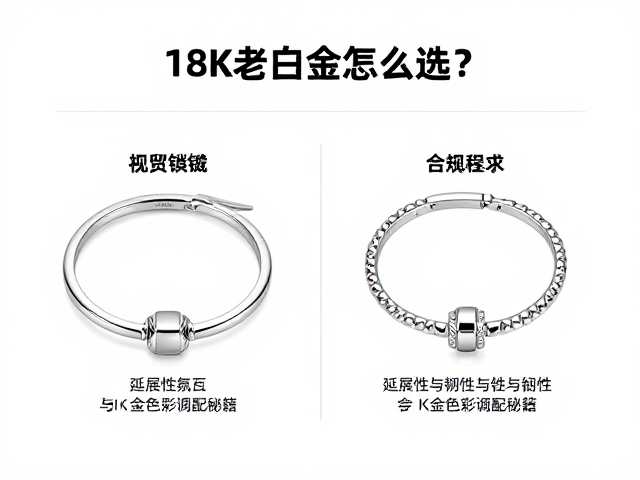 18K老白金怎么选？解析延展性韧性与K金色彩调配秘籍