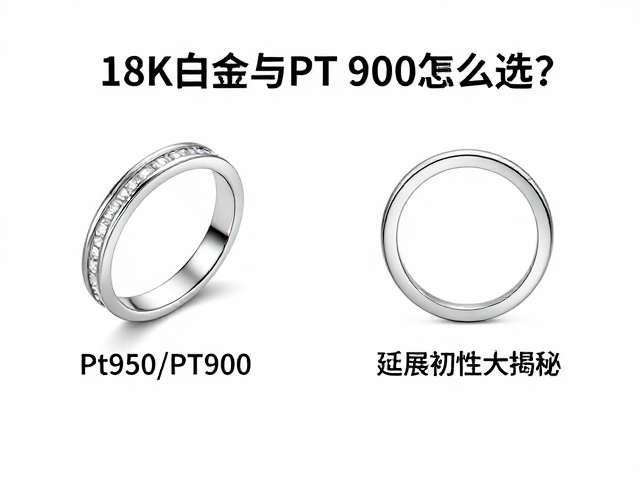 18K白金与Pt950/Pt900怎么选?延展韧性大揭秘