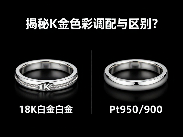 18K白金与Pt950/900区别?揭秘K金色彩调配与选购指南
