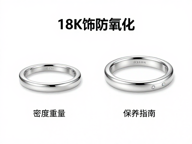 18K白金与银饰防氧化,密度重量差异与保养指南