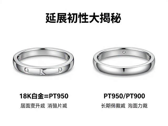 18K白金与Pt950/Pt900怎么选?延展韧性大揭秘