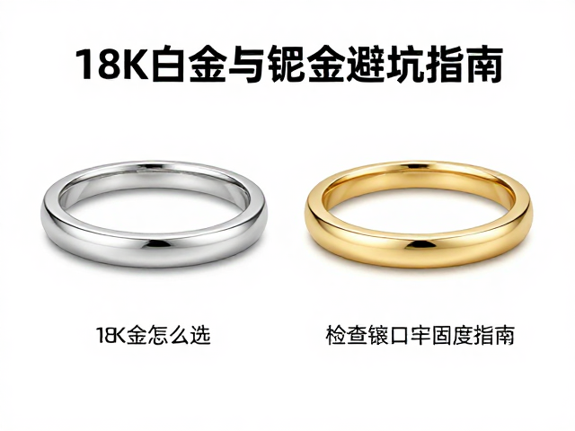 18K白金与钯金怎么选?检查镶口牢固度避坑指南