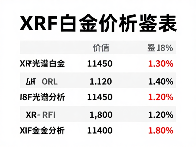 18K白金回收价格受国际金价波动影响,XRF光谱分析鉴定真伪
