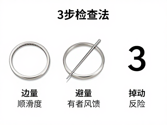 18K老白金包镶镶口牢固吗?3步自查法,避免掉钻风险