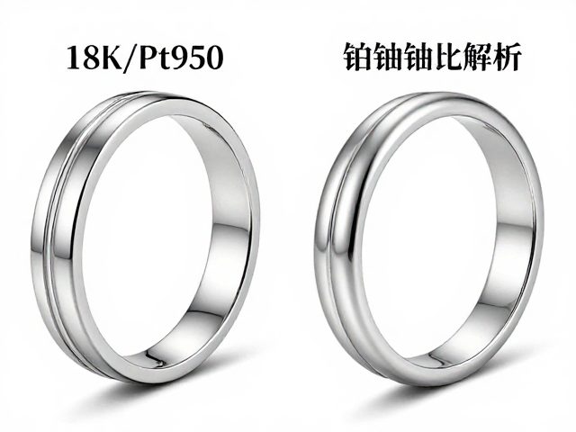 18K白金与Pt950/Pt900怎么选?铂金加铱钌对比解析