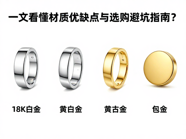 18K白金、黄金、包金区别？一文看懂材质优缺点与选购避坑指南
