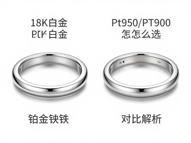18K白金与Pt950/Pt900怎么选?铂金加铱钌对比解析