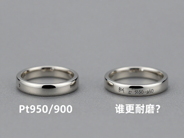 18K白金与Pt950/900硬度测试对比,谁更耐磨?