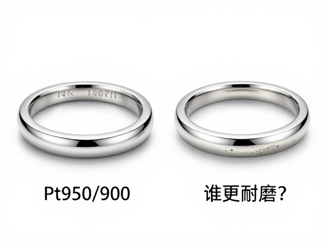 18K白金与Pt950/900硬度测试对比,谁更耐磨?