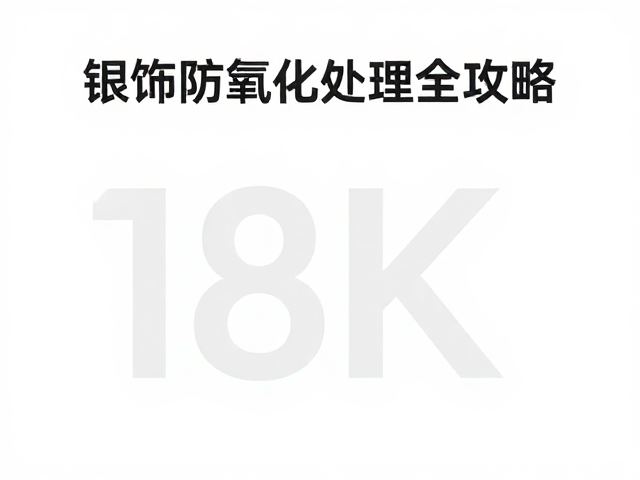 18K老白金铸造浇铸工艺详解及银饰防氧化处理全攻略