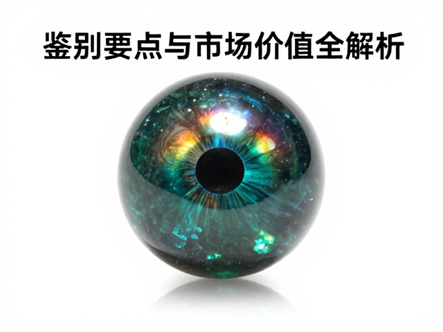 古董海水老珠彩虹眼煤精,鉴别要点与市场价值全解析