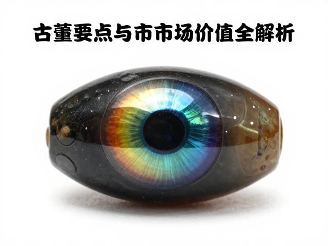 古董海水老珠彩虹眼煤精,鉴别要点与市场价值全解析