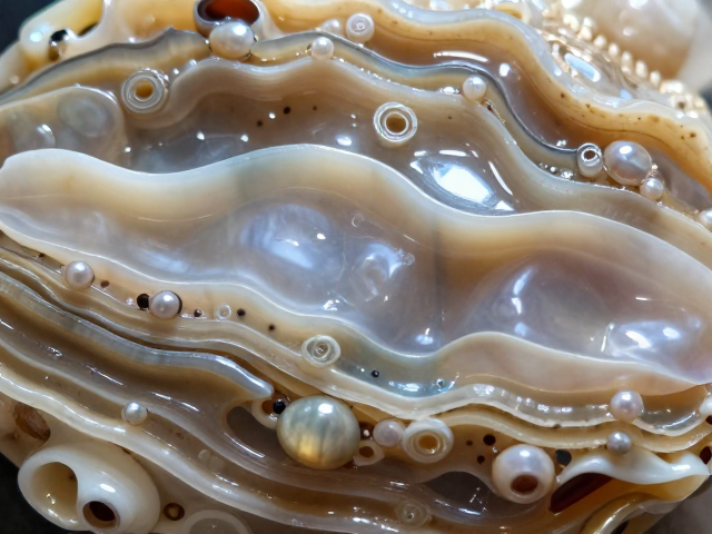 古董海水老珠鉴赏,生物成因有机质的珠光宝气与价值解析