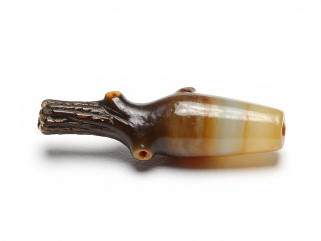 古董海水老珠,树枝状结构温润如脂,鉴别要点与市场价值解析