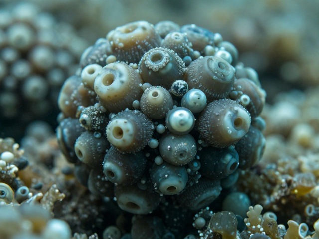 古董海水老珠,非矿物晶体在海水环境中的独特形成之谜