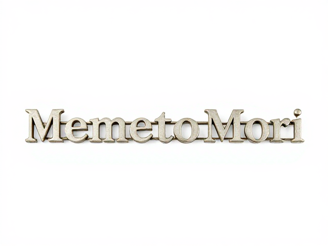 维多利亚时代早期浪漫首饰,字母铭文Memento Mori背后的生死隐喻