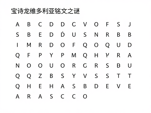 宝诗龙维多利亚铭文之谜,早期浪漫时期的Memento Mori字母密码