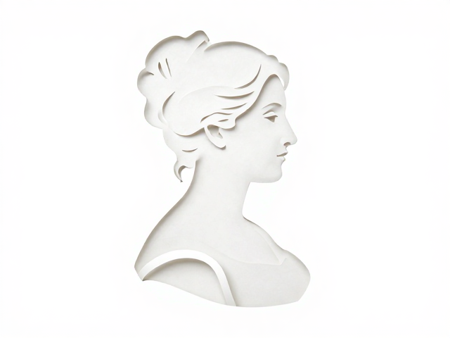 1837-1901维多利亚时代,手工镂空技法下的女性侧面肖像艺术