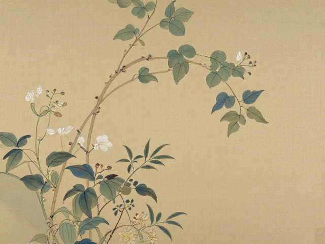 东方艺术下的自然主义，植物藤蔓花卉之美学解析