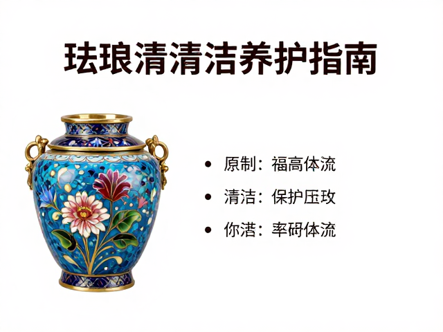 珐琅器自然主义之美,保留手工痕迹,定期清洁养护指南