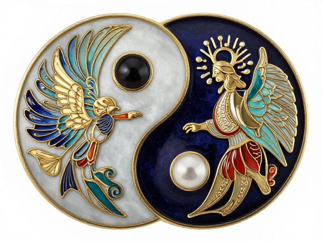 自然主义内填珐琅,阴阳双面对称美学,揭秘高流量珠宝设计灵感