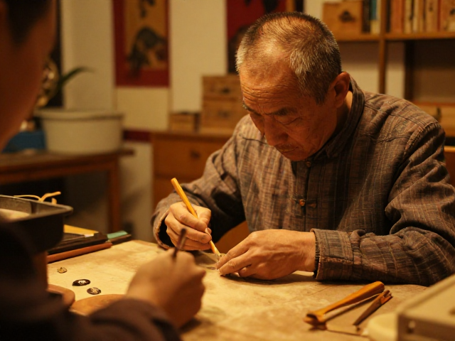 暖光映非遗,穿越历史长河,守护匠心工艺的温度