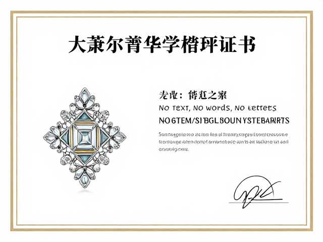 大萧条前奢华几何珠宝,需专业鉴定证书,权威解读历史价值