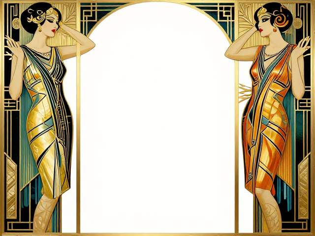 1910-1930装饰艺术风，大胆造型与怀旧优雅的时尚共鸣
