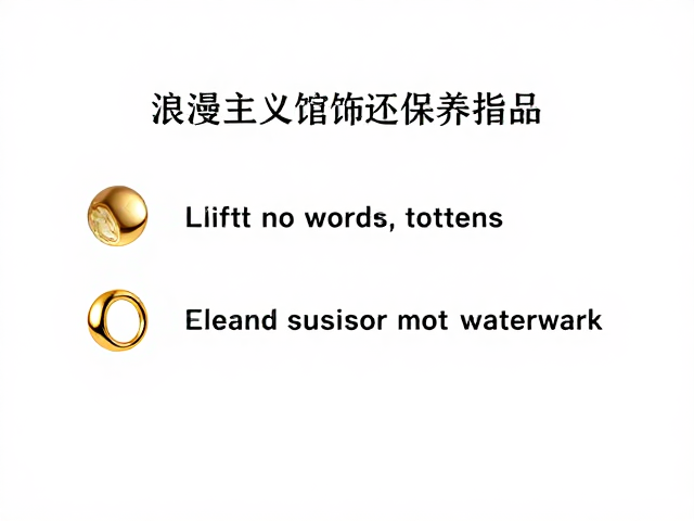 浪漫主义金色点缀饰品保养,避免接触化学品指南