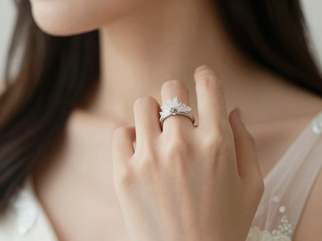 婚礼戒指选蕾丝感发丝款?揭秘高颜值婚戒的温柔细节与搭配灵感
