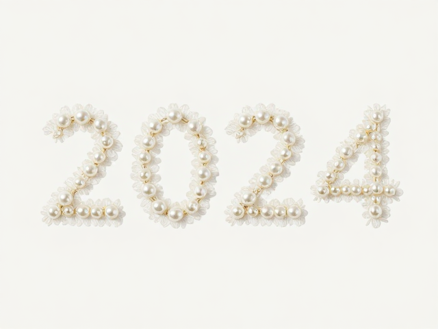 2024流行趋势,蕾丝感珍珠字母花押,高级感穿搭灵感