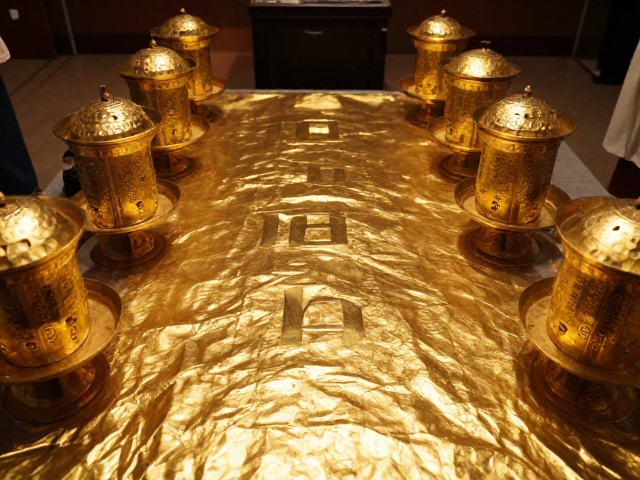 金箔锤揲礼器,揭秘祭祀礼仪中的制式规范与文化渊源