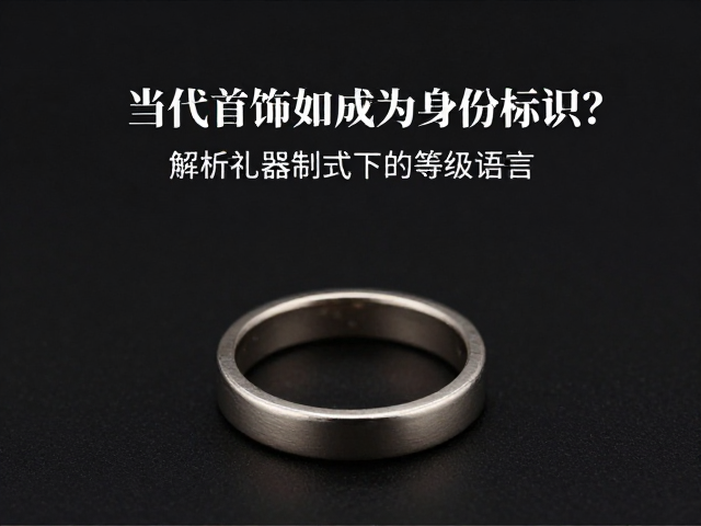 当代首饰如何成为身份标识?解析礼器制式下的等级语言