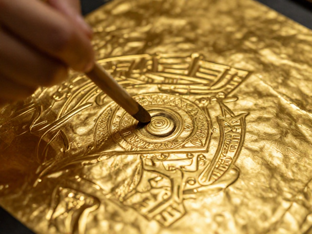 金箔锤揲工艺揭秘，礼器制式如何成为王权象征？
