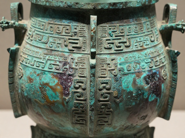 嵌玉铜器的青铜锈色之谜,揭秘古代礼器制式与工艺美学