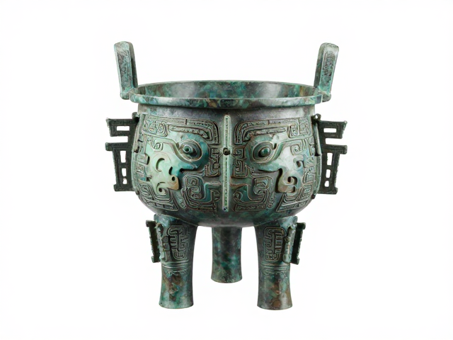 礼器制式揭秘，金属与玉石结合的饕餮纹，尽显青铜时代威仪