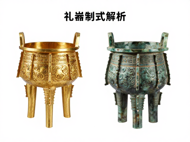 礼器制式解析，金器稀缺下，金属与玉石结合的文化价值