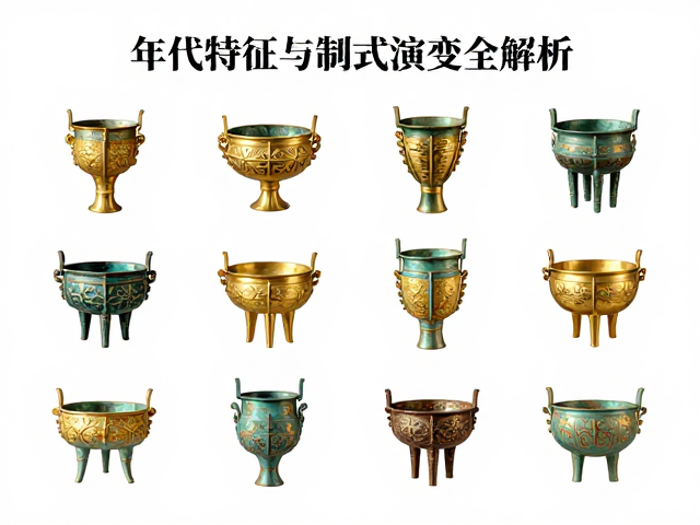 错金礼器鉴赏,材质年代特征与制式演变全解析