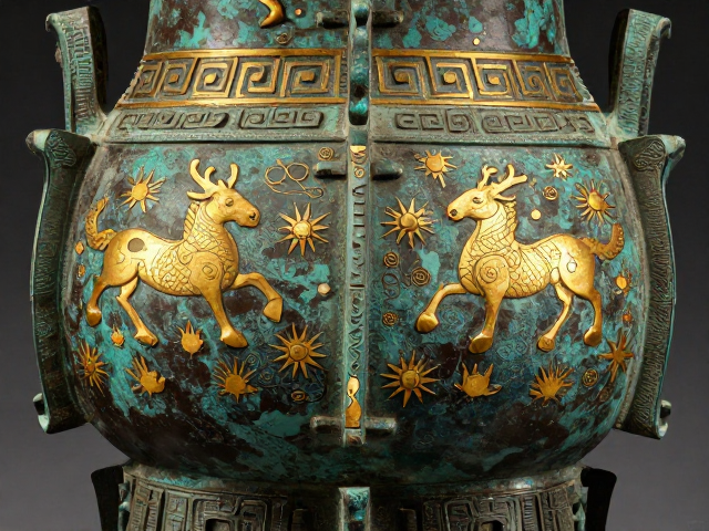 错金嵌玉铜器,揭秘古代礼器制式与顶级工艺之美