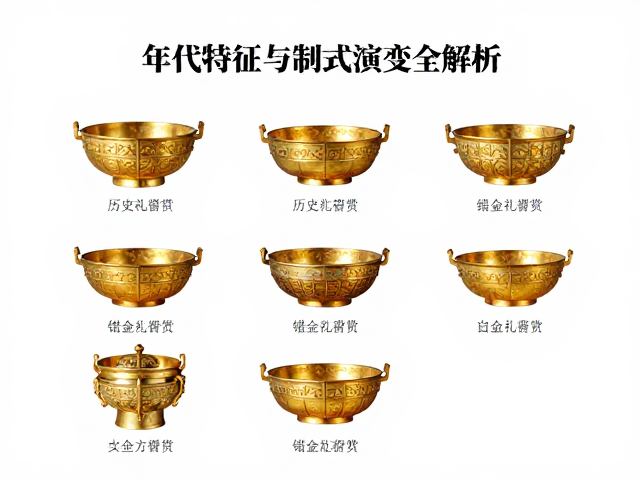 错金礼器鉴赏，材质年代特征与制式演变全解析