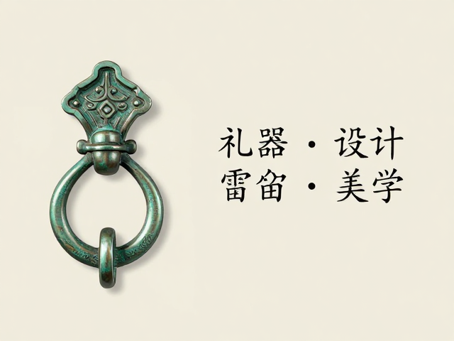 新中式风格青铜带钩,礼器制式解析与设计美学
