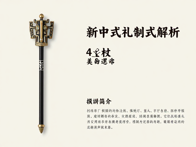 新中式礼器制式解析,权杖装饰的文化符号与美学逻辑