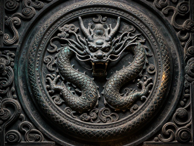 蟠螭龙纹恒温恒湿空间,探秘神秘幽深的东方美学秘境